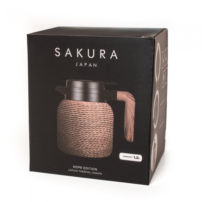 Jarra Térmica 1.2L Marrón y Dark Soga - Sakura