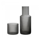 Set Jarra + Vaso de Noche Grey - Sakura