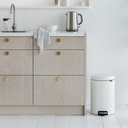 Cesto c/Pedal New Icon 20 L Blanco - Brabantia