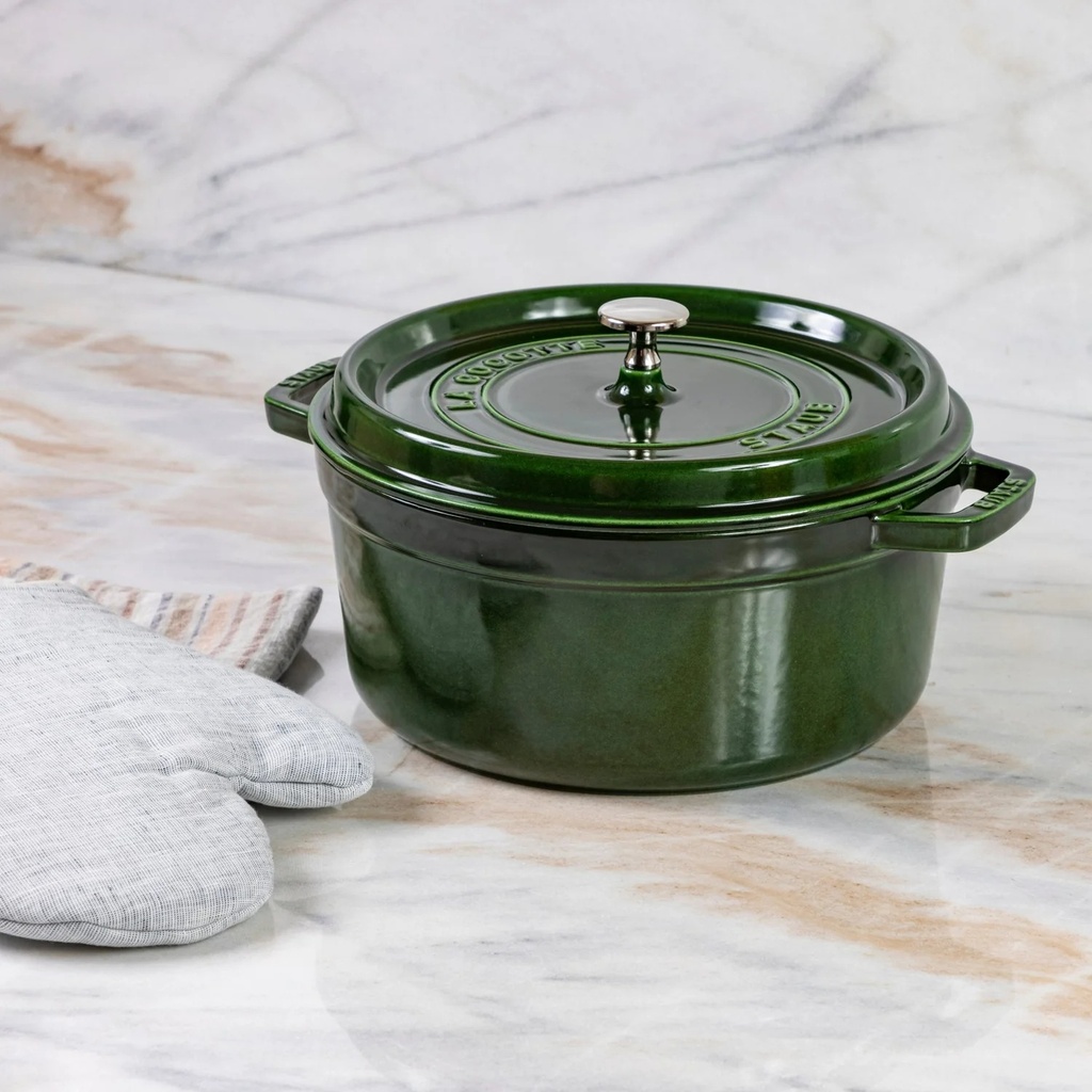 Cocotte Round 24 cm Basil - Staub