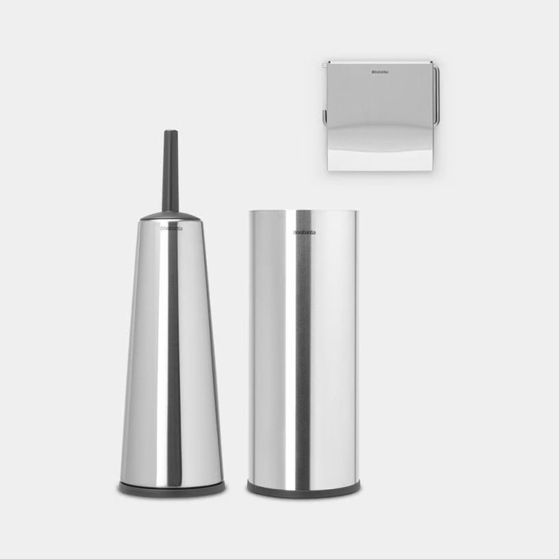 Set Baño (3pzs) Acero- Brabantia
