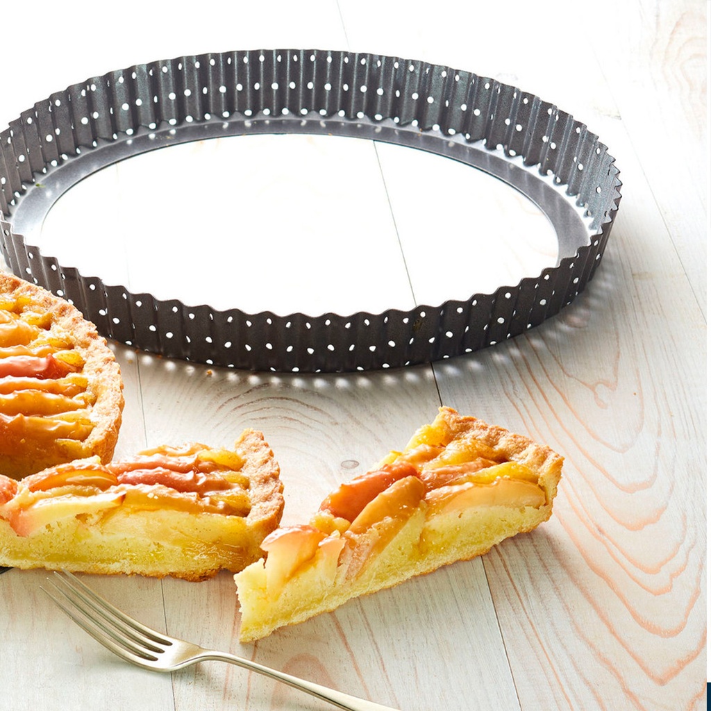 Molde Redondo Microperforado Base Desmontable 28 cm - Masterclass