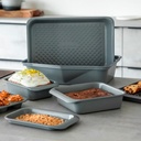 Bandeja Para Asar Gris Smart Cerámica 41x31cm - Masterclass