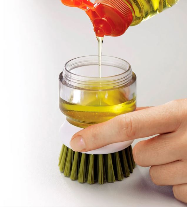 Cepillo Con Dispenser Incorporado Verde - Joseph Joseph