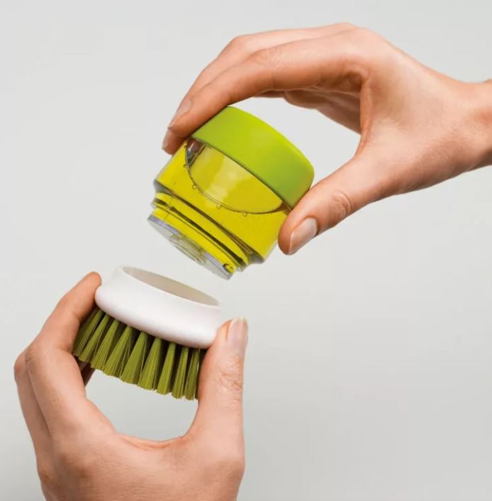 Cepillo Con Dispenser Incorporado Verde - Joseph Joseph