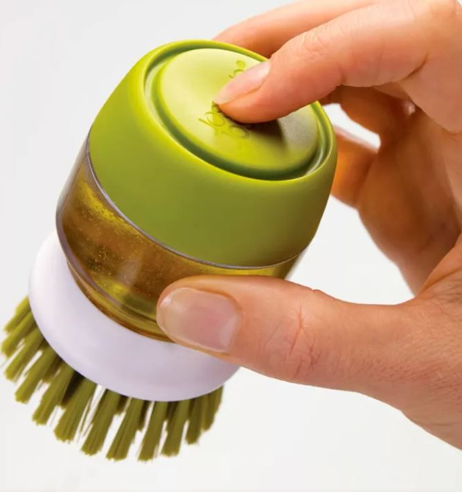 Cepillo Con Dispenser Incorporado Verde - Joseph Joseph