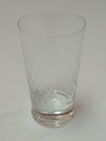 Vaso De Cristal C/Talon Tallado Set x6