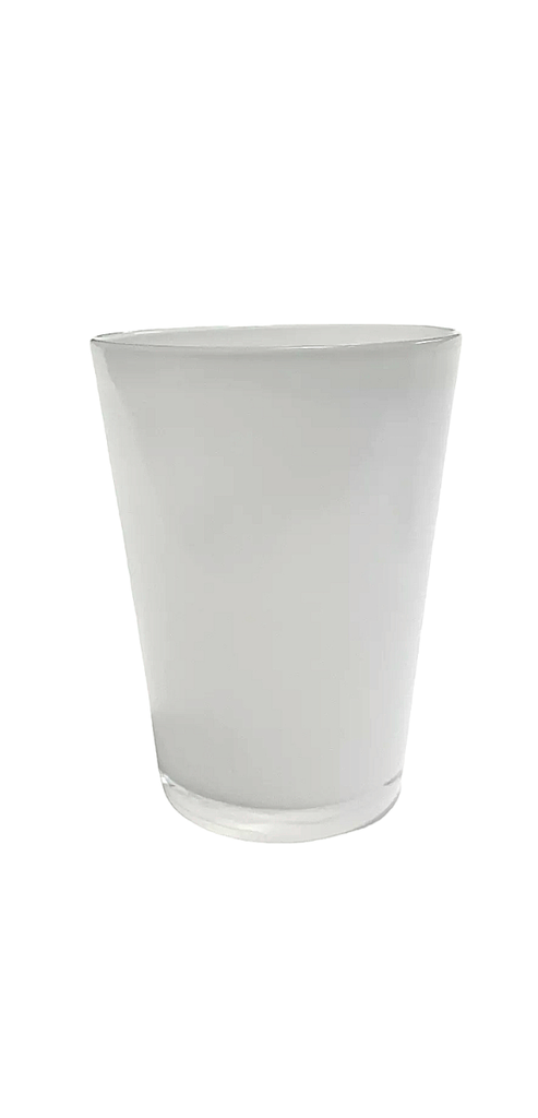 Vaso cónico alto Blanco - Set x6