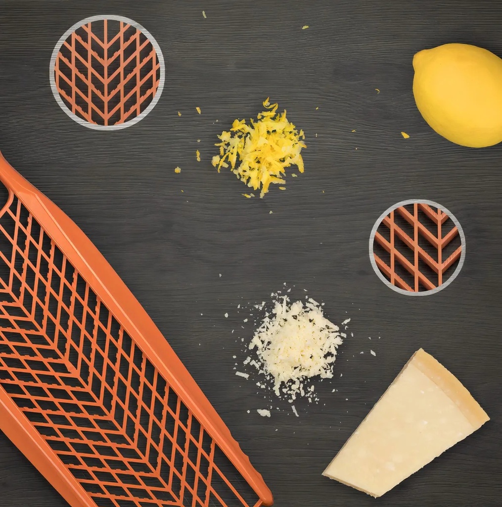 Rallador Fino y Grueso Reibe Naranja - Börner