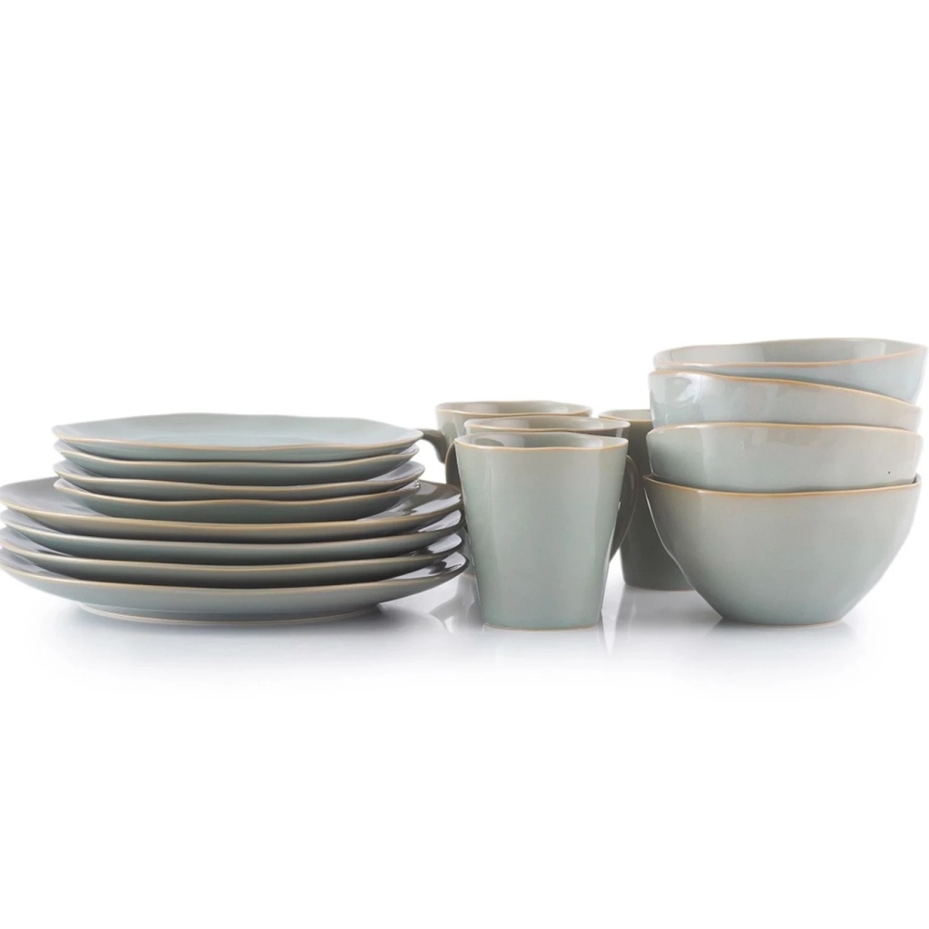 Juego Vajilla Green Stone - Set x (16 Pzas)