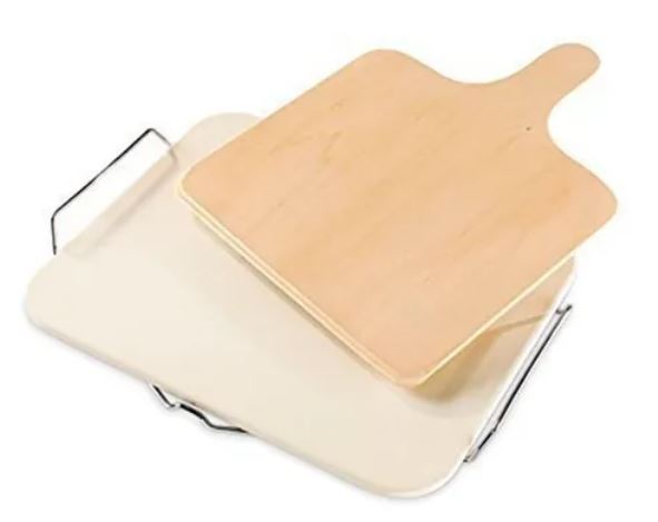 Set Piedra Refractaria Rectangular + Pala de madera - Leifheit