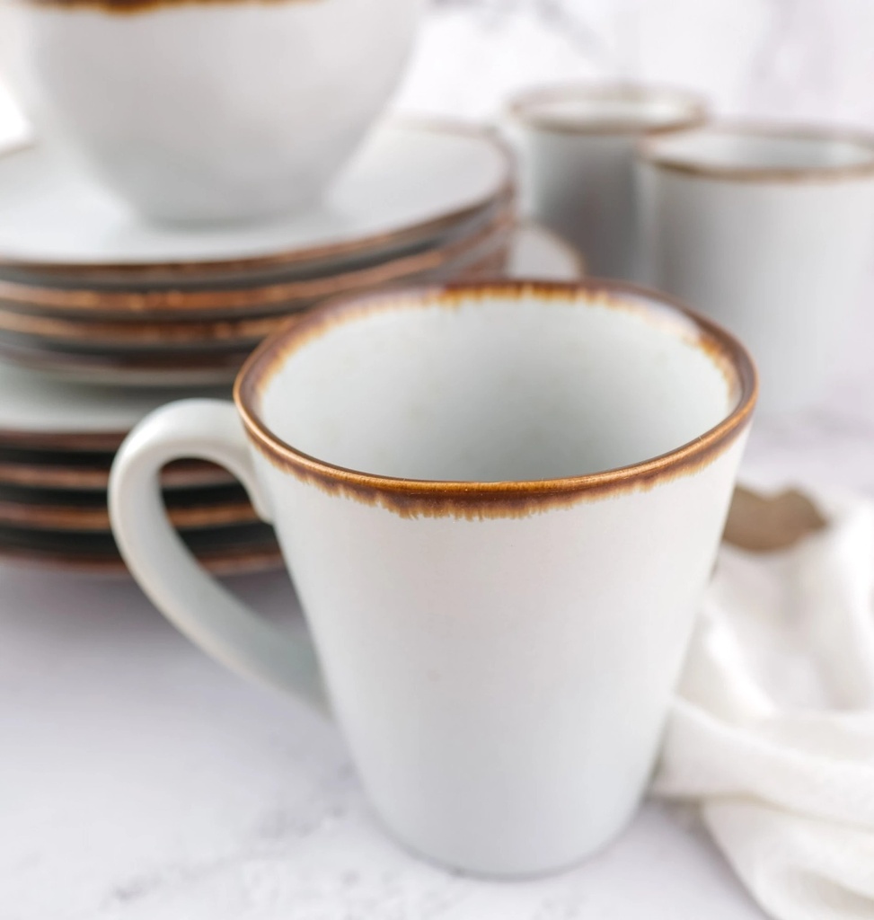 Juego Vajilla Varanus Light Grey - Set x (16pzas)