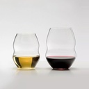 Vaso Riedel Swirl White Set x (2und) - Riedel 