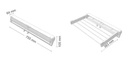 Tender de Pared Plegable Artdry 80 cm - Artweger