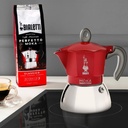 Cafetera Moka Inducción para 6 pocillos Rojo 