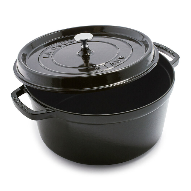 Cocotte Round 14 cm Black  - Staub