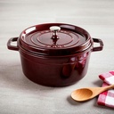 Cocotte Round 22 cm Grenadine Red - Staub