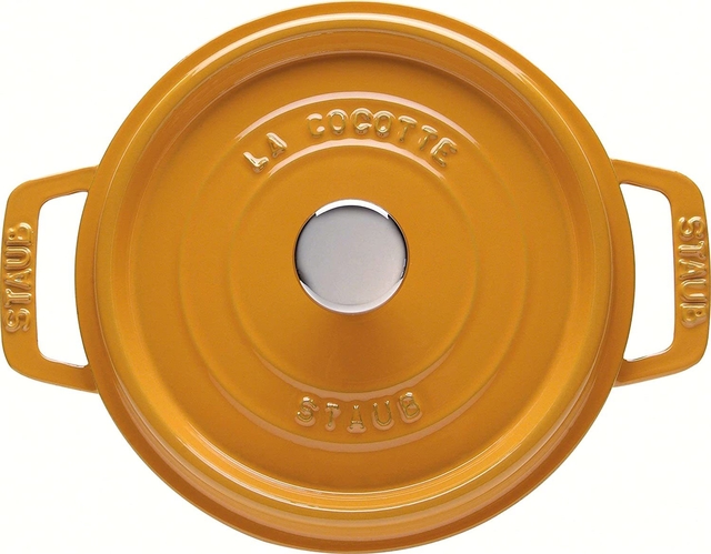 Cocotte Round 24 cm  Mustard - Staub