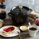 Cocotte Round 26 cm  Black - Staub