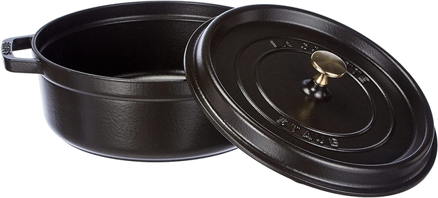 Cocotte Shalow Round 26 cm Black - Staub
