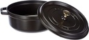 Cocotte Shalow Round 26 cm Black - Staub