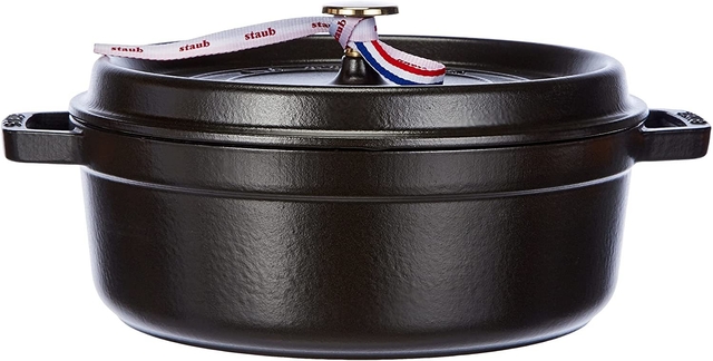 Cocotte Shalow Round 26 cm Black - Staub