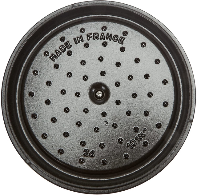 Cocotte Shalow Round 26 cm Black - Staub