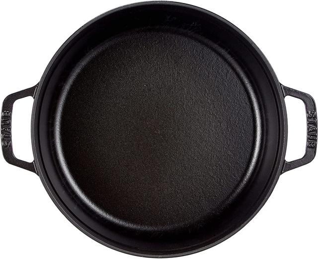 Cocotte Shalow Round 26 cm Black - Staub