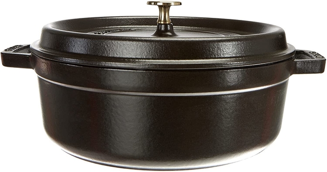 Cocotte Shalow Round 26 cm Black - Staub