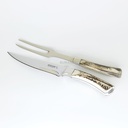 Set Cuchillo Tenedor 16 cm - Madera
