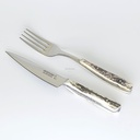 Set Cuchillo Tenedor 12cm - Asta de Ciervo