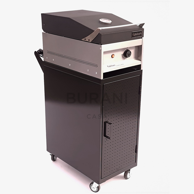 Electric Grill c/ Carro 35x60cm
