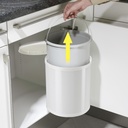Cesto Bajo Mesada Compact Box M Blanco - Hailo
