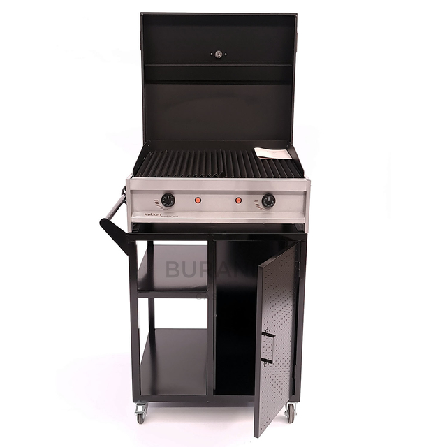 Electric Grill c/ Carro 67x60cm