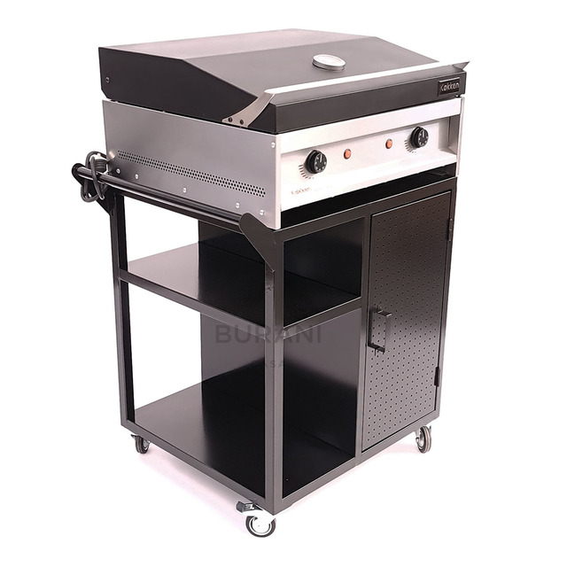 Electric Grill c/ Carro 67x60cm