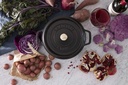 Cocotte Round 22 cm Black - Staub