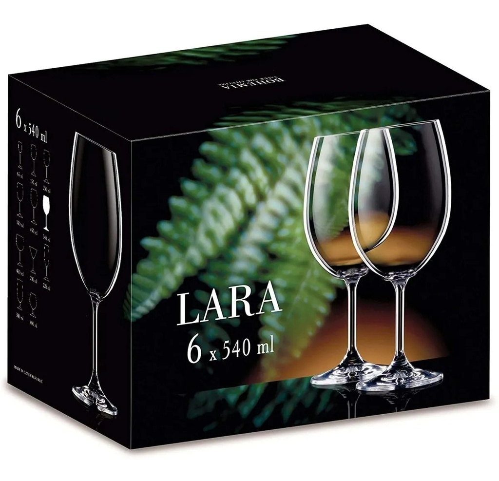 Copa Vino Lara 540ml x (6und)- Cristal Bohemia