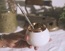 Mate Liso Marfil - Dorado