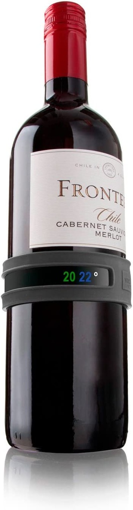 Termómetro Adaptable p/Botellas de Vino - Vacu Vin