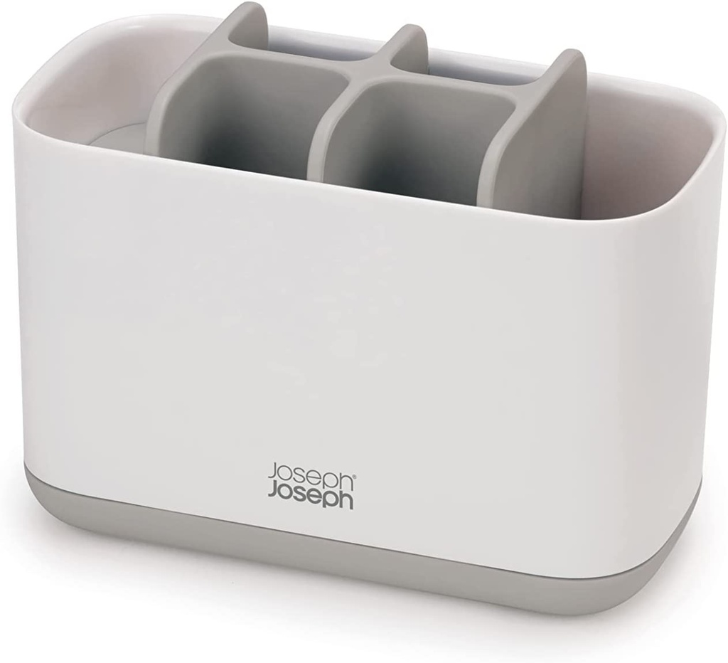 Portacepillo 6 secciones EasyStore Gris - Joseph Joseph