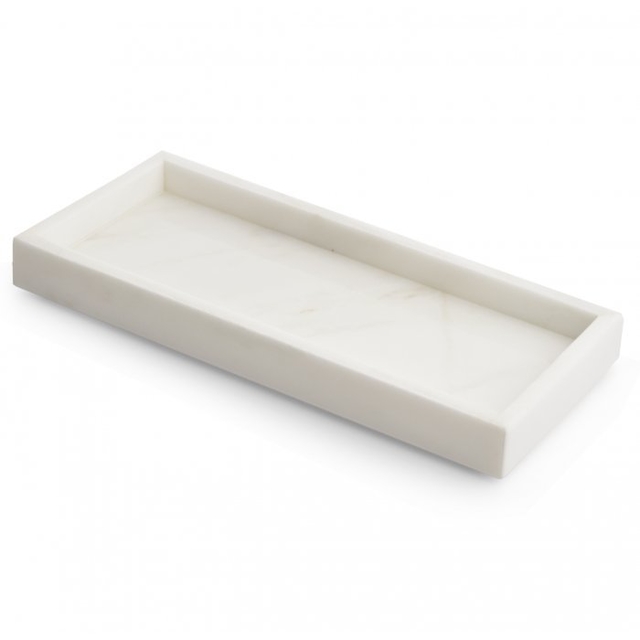 Bandeja Rectangular - Mármol Blanco