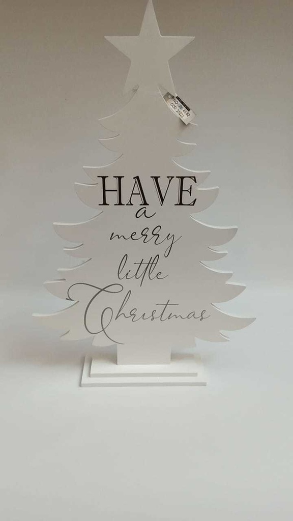 Árbol Merry Christmas - Wood