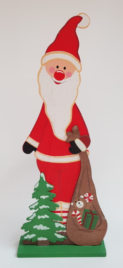 Papa Noel - Wood 40cm