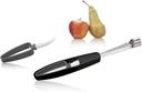 Descorazonador Manzana + Cuchillo Negro - Vacu Vin