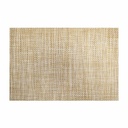 [44010-3] Individuales Rectangular Beige Cream - Rafia (6und)