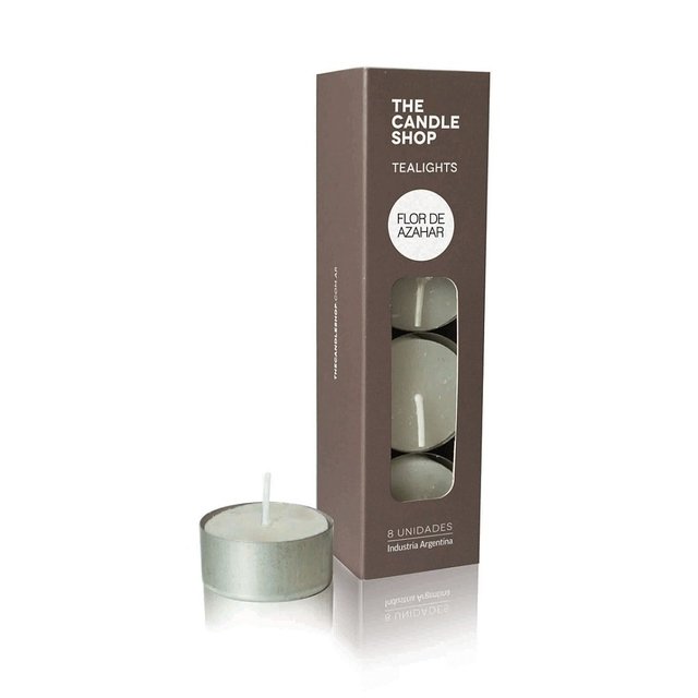 Vela Tealight Caja x 8 (und) - Flor de Azahar