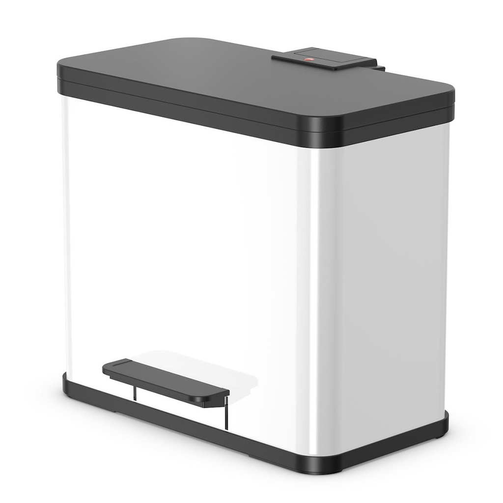 Cesto p/Reciclar Oko Trio Plus L Blanco - Hailo
