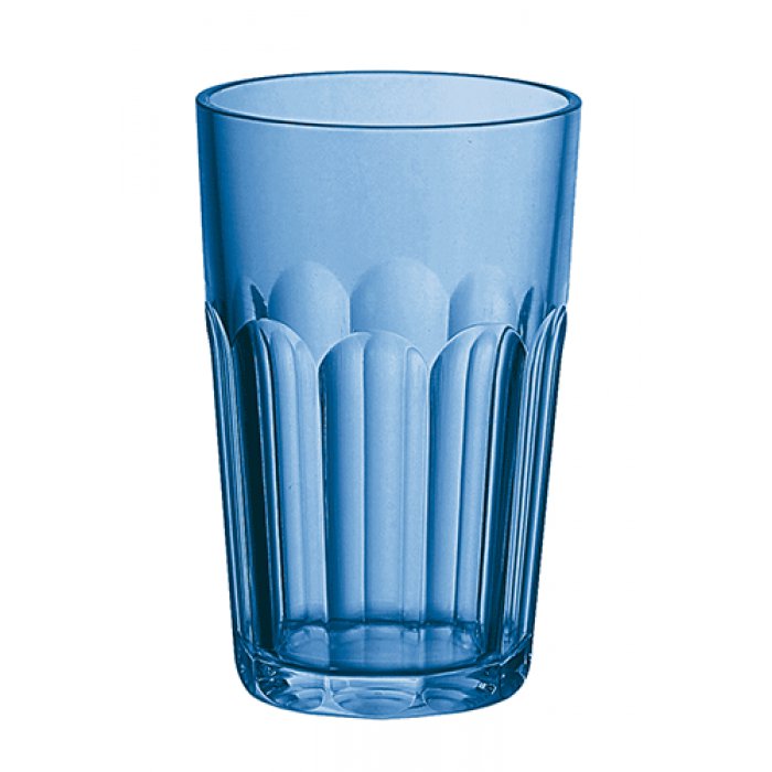 Vaso Alto Esmerilado Azul - Guzzini (6und)