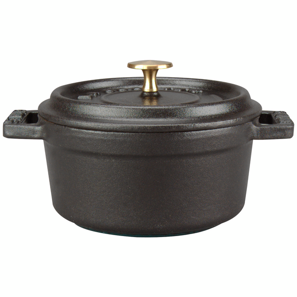 Cocotte Round 10 cm black - Staub