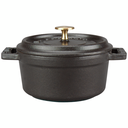 [1101025] Cocotte Round 10 cm black - Staub